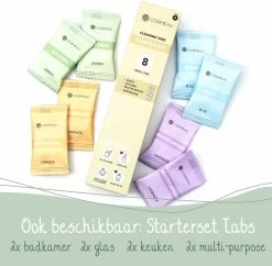 Cosmeau Schoonmaakmiddel Tabletten Cleaning Tabs Schoonmaak Tabs - Keukenreiniger - Badkamerreiniger Sanitair- Glasreiniger -Schoonmaakmiddelen 1200x1174 5