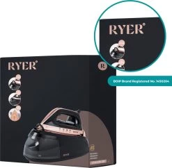 RYER Stoomstrijkijzer Met Stoomgenerator - Iron - Keramische Zoolplaat 23 RYER Stoomstrijkijzer Met Stoomgenerator - Iron - Keramische Zoolplaat -Schoonmaakmiddelen 1200x1175 9