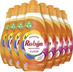 Robijn Klein & Krachtig Classics Color Vloeibaar Wasmiddel - 8 X 19 Wasbeurten - Voordeelverpakking 10 Robijn Klein & Krachtig Classics Color Vloeibaar Wasmiddel - 8 X 19 Wasbeurten - Voordeelverpakking -Schoonmaakmiddelen 1200x1182 2