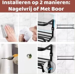 Mmoods Kruidenrek Ophangbaar Zonder Boren - 4 Laags Voor 24 Kruidenpotjes - Speciaal Voor Muur, Wandkast, Kastdeur - Hangende Kruidenorganizer Keuken - Keukenaccessoires 16 Mmoods Kruidenrek Ophangbaar Zonder Boren - 4 Laags Voor 24 Kruidenpotjes - Speciaal Voor Muur, Wandkast, Kastdeur - Hangende Kruidenorganizer Keuken - Keukenaccessoires -Schoonmaakmiddelen 1200x1184 12