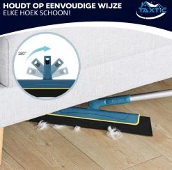 Taxtic® Vloerwisser – Vloertrekker Met Steel – Douchewisser - Vloertrekker – Vloerwisser Badkamer – Trekker - Ophangstuk 12 Taxtic® Vloerwisser – Vloertrekker Met Steel – Douchewisser - Vloertrekker – Vloerwisser Badkamer – Trekker - Ophangstuk -Schoonmaakmiddelen 1200x1184