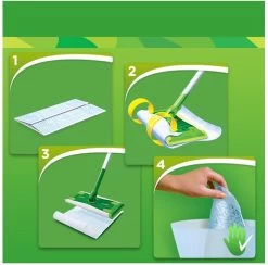 Swiffer Wet Doekjes – Vochtige Vloerdoekjes Met Frisse Citroen – 2x24 Natte Vloerdoekjes Duopack -Schoonmaakmiddelen 1200x1185 1