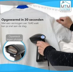 MTM Kledingstomer - Handstomer Kleding - Zwart - Stoomreiniger - Stoomapparaat Kleding 13 MTM Kledingstomer - Handstomer Kleding - Zwart - Stoomreiniger - Stoomapparaat Kleding -Schoonmaakmiddelen 1200x1190 8