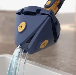 Premium Driehoekige Dweil Met Wringer - Verstelbaar En 360 Graden Draaibaar – Dweilsysteem Incl. 3 Microvezel Doeken -Schoonmaakmiddelen 1200x1191