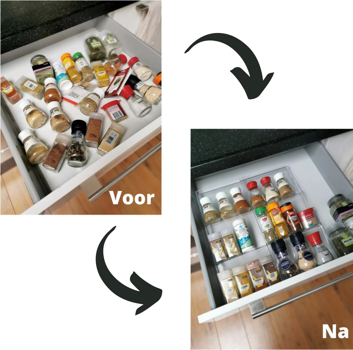 Merkloos Kruidenrek Lade - Kruiden Organizer - Kruidenrek Uitschuifbaar - Lade Organizer - Kruiden Opbergen Lade - Kruidenrekje Schuif - Min. 20x42 Max. 40x42 7 Merkloos Kruidenrek Lade - Kruiden Organizer - Kruidenrek Uitschuifbaar - Lade Organizer - Kruiden Opbergen Lade - Kruidenrekje Schuif - Min. 20x42 Max. 40x42 - Afbeelding 5