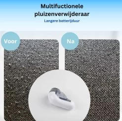 - Elektrische Pluizenverwijderaar - Lint Remover - Pluizendief - Ontpluizer - Pluizentondeuse -Schoonmaakmiddelen 1200x1193 11