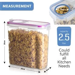 TNM Luxe Luchtdichte Voorraadbussen Set (4x2,5L) – Voorraadpotten - 4 Kleuren 15 TNM Luxe Luchtdichte Voorraadbussen Set (4x2,5L) – Voorraadpotten - 4 Kleuren -Schoonmaakmiddelen 1200x1193 6