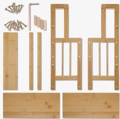 Navaris Keukenrek Met 3 Planken - Verstelbaar Kruidenrek Van Bamboe - Staand - Stevige Constructie - Natuurlijk Bamboehout - Waterafstotend 18 Navaris Keukenrek Met 3 Planken - Verstelbaar Kruidenrek Van Bamboe - Staand - Stevige Constructie - Natuurlijk Bamboehout - Waterafstotend -Schoonmaakmiddelen 1200x1195 20