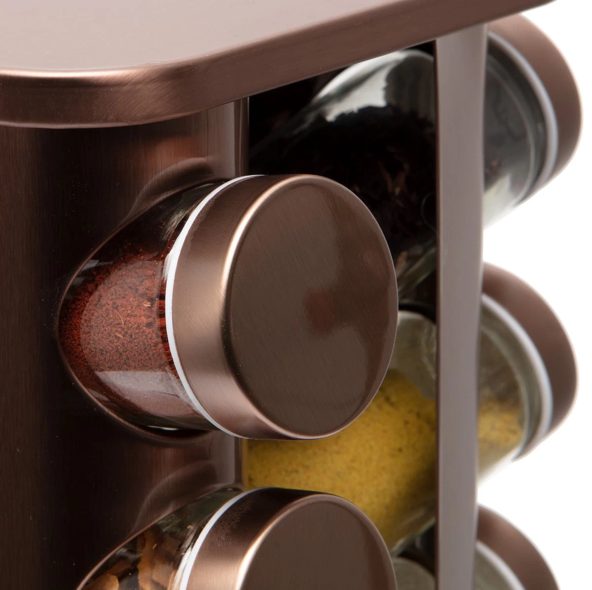 Pazzo Goods - Kruidenrek Staand - Kruidenrek Met Potjes - Rose Goud - RVS - Kruidenrek Draaibaar - 20 Kruidenpotjes - Inclusief Stickers & Stift - Kruiden Carrousel 4 Pazzo Goods - Kruidenrek Staand - Kruidenrek Met Potjes - Rose Goud - RVS - Kruidenrek Draaibaar - 20 Kruidenpotjes - Inclusief Stickers & Stift - Kruiden Carrousel - Afbeelding 2