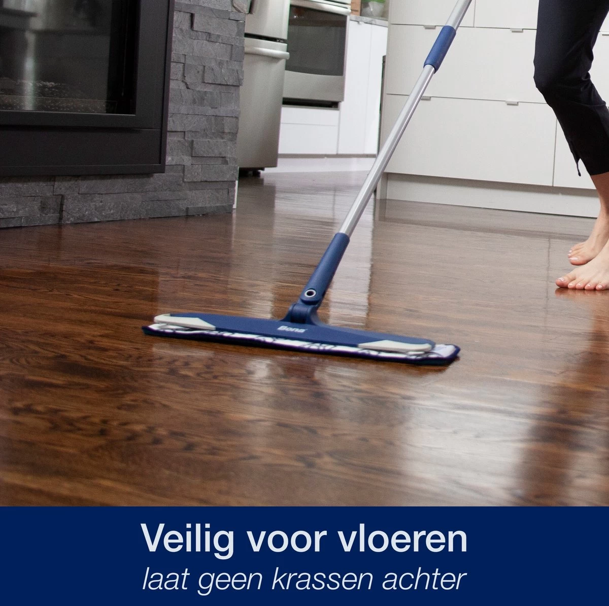 Bona Microfiber Cleaning Pad - Microvezel Reinigingspad - Vervangingsdoek - 42 CM - 500 X Wasbaar - 3 Stuks 6 Bona Microfiber Cleaning Pad - Microvezel Reinigingspad - Vervangingsdoek - 42 CM - 500 X Wasbaar - 3 Stuks - Afbeelding 4