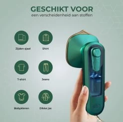Stomer Kleding - Luxe Reis Strijkijzer - Inklapbaar - 8,4x11,5CM - Travel Strijkijzer – Strijkijzer Vakantie – Reisstrijkijzer Klein Strijkijzer - Steamer - Groen - 14 Stomer Kleding - Luxe Reis Strijkijzer - Inklapbaar - 8,4x11,5CM - Travel Strijkijzer – Strijkijzer Vakantie – Reisstrijkijzer Klein Strijkijzer - Steamer - Groen - -Schoonmaakmiddelen 1200x1196 26