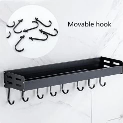 Merkloos TDR - Kruidenrek - Ophangbaar - Inclusief 6 Verplaatsbare Haken Voor Keukengereedschap - 50 Cm - Zwart 9 Merkloos TDR - Kruidenrek - Ophangbaar - Inclusief 6 Verplaatsbare Haken Voor Keukengereedschap - 50 Cm - Zwart -Schoonmaakmiddelen 1200x1198 39