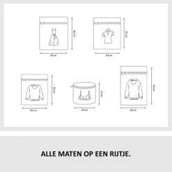 Merkloos Waszakken | Set Van 5 Waszakjes Met Rits - Waszak - Wasnet - Kledingzakjes - BH Was Zakjes - Laundry Bag Set Voor Ondergoed - Kleding - Delicaat Wasgoed - Wasmachine Zakjes - Wasgoed -Schoonmaakmiddelen 1200x1199 28