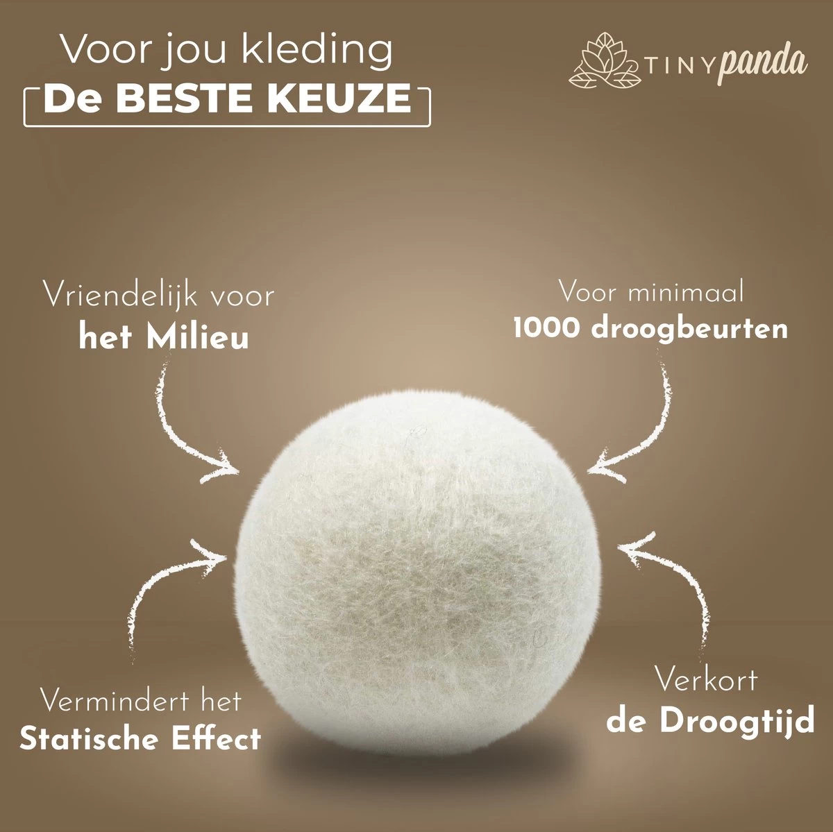 Merkloos Droger Ballen XL 6 Stuks Inclusief Lavendelolie – Zero Waste Dryer Balls - Duurzaam – Wasverzachter – Herbruikbare Drogerballen – Droogt De Was Sneller – Tiny Panda 9 Merkloos Droger Ballen XL 6 Stuks Inclusief Lavendelolie – Zero Waste Dryer Balls - Duurzaam – Wasverzachter – Herbruikbare Drogerballen – Droogt De Was Sneller – Tiny Panda - Afbeelding 7