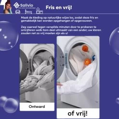 Salivio Laundryballs - 8x Wasbol Set - Huisdieren Haar Verwijderen - Wasbollen - Drogerballen - Energiebesparend - Wasverzachter - Milieuvriendelijk Wassen -Schoonmaakmiddelen 1200x1199 36
