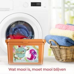 Robijn Kokos 3 In 1 Wascapsules - 4 X 15 Wasbeurten - Voordeelverpakking -Schoonmaakmiddelen 1200x1199 4