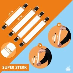LaundrySpecialist Universele Lakenspanners - Set Van 4 Stuks - Multifunctioneel - Overtrekspanners Voor Jouw Strijkplankhoes -Schoonmaakmiddelen 1200x1199 57