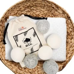 Goodlifehacks Originele XL 6 Stuks Drogerballen - Wasbollen - Wasverzachter - Zero Waste Dryerballs - Duurzaam - Herbruikbare Droogballen - Wit & Grijs - Energie Besparen -Schoonmaakmiddelen 1200x1200 1028