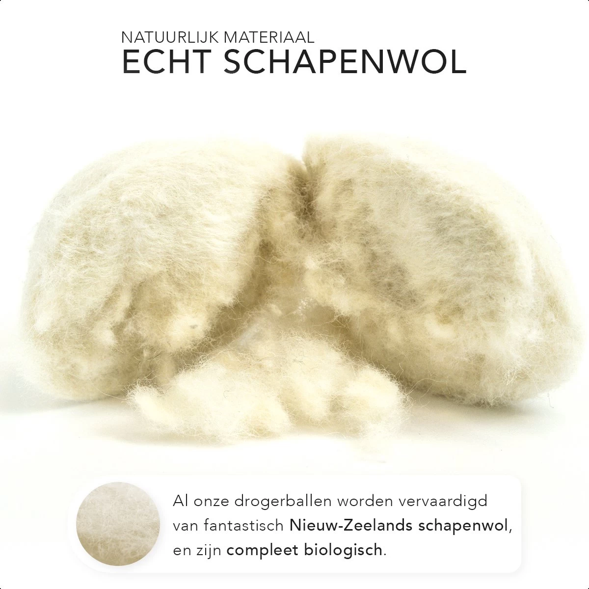 STEAMRS - 6x Wasdrogerballen - 100% Schapenwol - Verkort Droogtijd - Zachtere & Kreukloze Was 8 STEAMRS - 6x Wasdrogerballen - 100% Schapenwol - Verkort Droogtijd - Zachtere & Kreukloze Was - Afbeelding 6