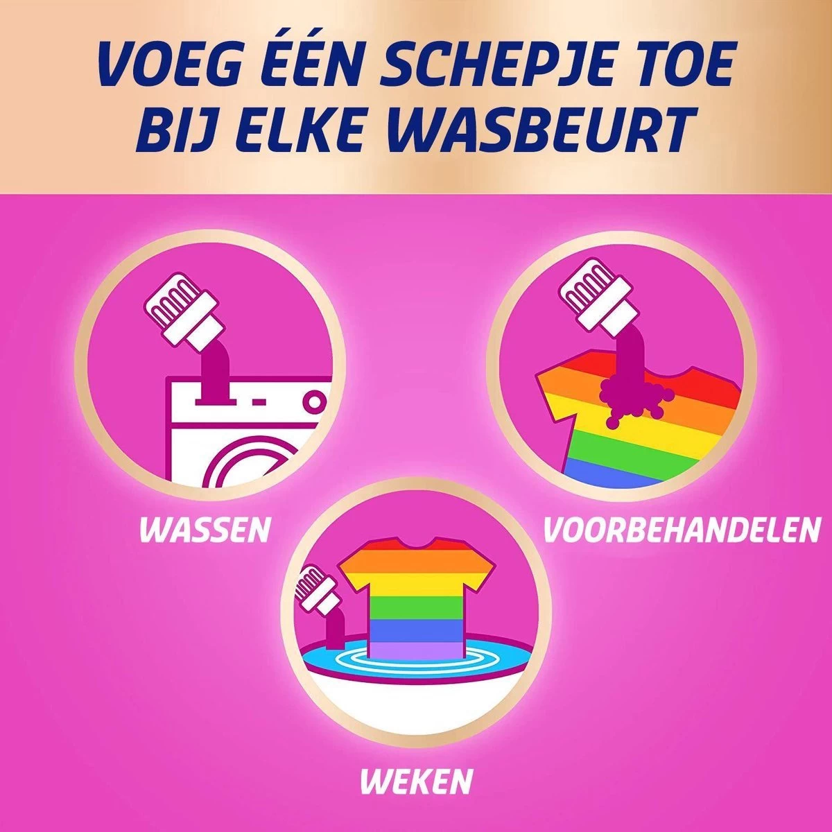 Vanish Oxi Action Poeder - Vlekverwijderaar Voor Gekleurde Was - 2,7 Kg 5 Vanish Oxi Action Poeder - Vlekverwijderaar Voor Gekleurde Was - 2,7 Kg - Afbeelding 3