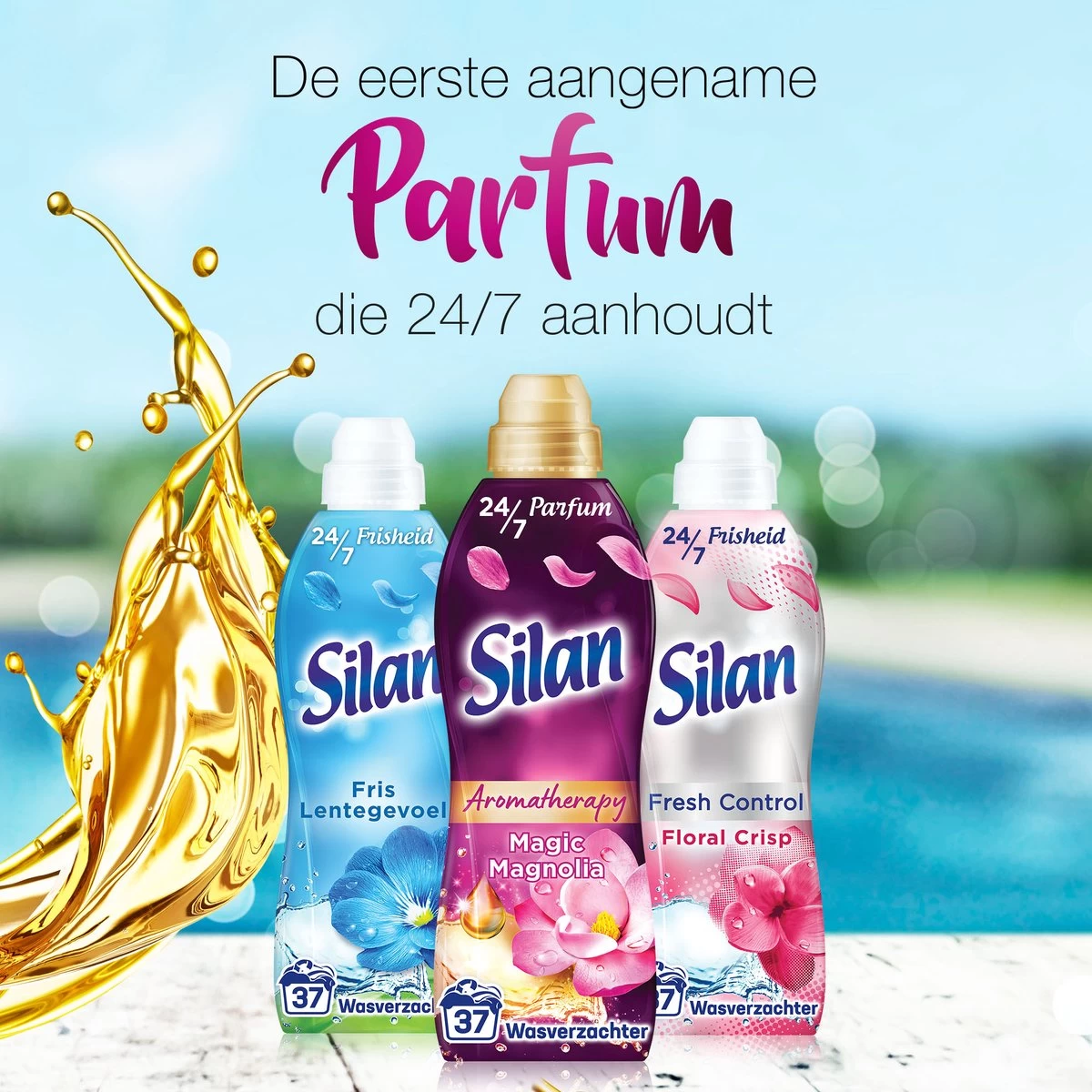 Silan Aroma Therapy Magic Magnolia Wasverzachter - 6 X 37 Wasbeurten - Voordeelverpakking 9 Silan Aroma Therapy Magic Magnolia Wasverzachter - 6 X 37 Wasbeurten - Voordeelverpakking - Afbeelding 7