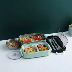 Lunchbox - Meal Prep Bakjes - Lunch Box Met Deksel - Meal Prep – Bento Box - Lunchtrommel Met Bestek Blauw 37 Lunchbox - Meal Prep Bakjes - Lunch Box Met Deksel - Meal Prep – Bento Box - Lunchtrommel Met Bestek Blauw -Schoonmaakmiddelen 1200x1200 1406