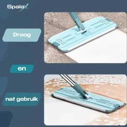 Spalax Vloerwisser - Dweil - Mop Set - Badkamer - Dweilsysteem - Dweilset - Vloerreiniger -Schoonmaakmiddelen 1200x1200 142