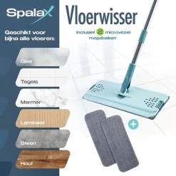 Spalax Vloerwisser - Dweil - Mop Set - Badkamer - Dweilsysteem - Dweilset - Vloerreiniger -Schoonmaakmiddelen 1200x1200 143