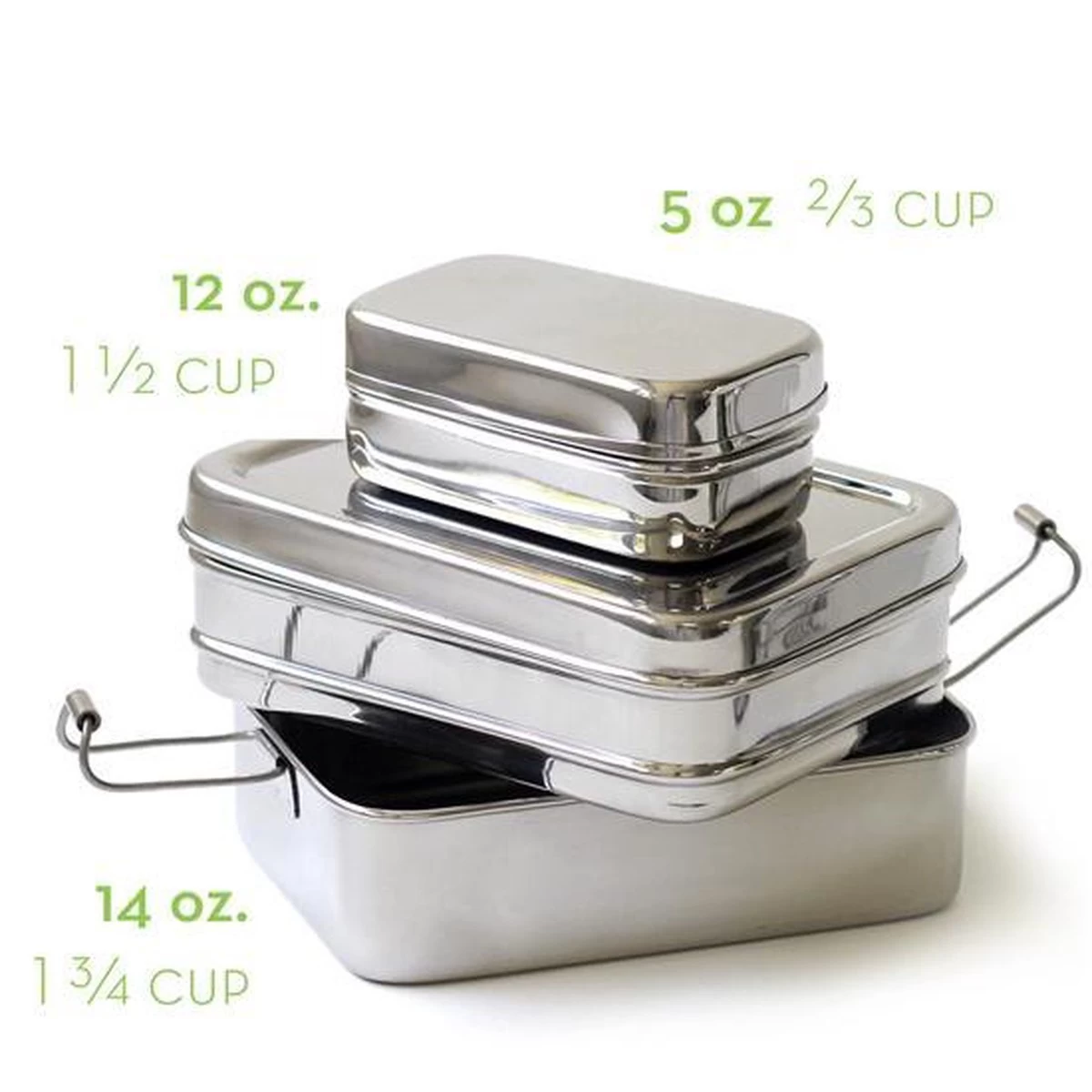 Eco Lunchbox - RVS - 3 Bakjes In 1 9 Eco Lunchbox - RVS - 3 Bakjes In 1 - Afbeelding 7