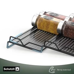 Schutzit - Kruidenrek Lade - Metaal - Zwart - 3 Lagen - Kruiden Organizer Liggend Ladeinzet -Schoonmaakmiddelen 1200x1200 1478