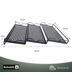 Schutzit - Kruidenrek Lade - Metaal - Zwart - 3 Lagen - Kruiden Organizer Liggend Ladeinzet -Schoonmaakmiddelen 1200x1200 1479