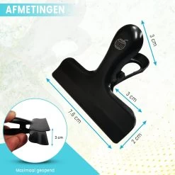 Bangosa® Vershoudclips - Afsluitclips - Vershoud Knijpers -Zaksluiter - Vershoudklemmen - RVS - 10 Stuks -Schoonmaakmiddelen 1200x1200 1485