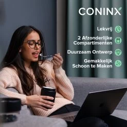 Coninx Yoghurtbeker To Go - Muesli Beker To Go - Lunchbeker - Mueslibeker 640ml (450ml+190ml) - Zwart 17 Coninx Yoghurtbeker To Go - Muesli Beker To Go - Lunchbeker - Mueslibeker 640ml (450ml+190ml) - Zwart -Schoonmaakmiddelen 1200x1200 1502