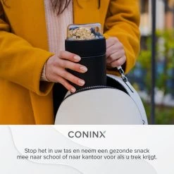 Coninx Yoghurtbeker To Go - Muesli Beker To Go - Lunchbeker - Mueslibeker 640ml (450ml+190ml) - Zwart 19 Coninx Yoghurtbeker To Go - Muesli Beker To Go - Lunchbeker - Mueslibeker 640ml (450ml+190ml) - Zwart -Schoonmaakmiddelen 1200x1200 1503