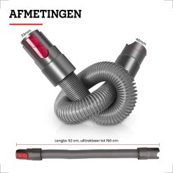 Somstyle Flexibele En Uitrekbare Slang Geschikt Voor Dyson V15 / V11 / V10 / V8 / V7 Steelstofzuiger - Verlengstuk - Opzetstuk - Stofzuigerslang - Stofzuiger Accessoires Onderdelen -Schoonmaakmiddelen 1200x1200 156