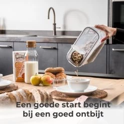 Stosh Voorraadpotten - Voorraadbussen - Vershouddoos - 4 Stuks - 4.0L - BPA Vrij - Kunststof -Schoonmaakmiddelen 1200x1200 1574