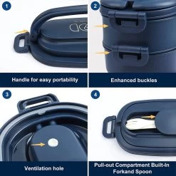 OITUGG Lunchbox Volwassenen: 2-laags Bento Box 1550 Ml Voor Mannen Vrouw - 3-vaks Lunchbox Met Bestek - BPA-vrije Plastic Lunchbox Geschikt Voor Kantoorschool - Magnetronbestendig Vaatwasmachinebestendig (blauw) 11 OITUGG Lunchbox Volwassenen: 2-laags Bento Box 1550 Ml Voor Mannen Vrouw - 3-vaks Lunchbox Met Bestek - BPA-vrije Plastic Lunchbox Geschikt Voor Kantoorschool - Magnetronbestendig Vaatwasmachinebestendig (blauw) -Schoonmaakmiddelen 1200x1200 1592