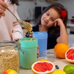 Coninx Yoghurtbeker To Go - Muesli Beker To Go - Lunchbeker - Mueslibeker 640ml (450ml+190ml) - Groen -Schoonmaakmiddelen 1200x1200 1601