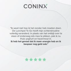 Coninx Yoghurtbeker To Go - Muesli Beker To Go - Lunchbeker - Mueslibeker 640ml (450ml+190ml) - Groen -Schoonmaakmiddelen 1200x1200 1604