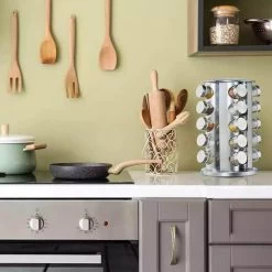 SensaHome 360 Graden Roteerbare Kruidencarrousel - Kruidenrek/Kruidenmolen - 20 Kruidenpotjes - 5 Laags - Draaibaar - 20 Specerijen Potjes - Specerijenmolen 19 SensaHome 360 Graden Roteerbare Kruidencarrousel - Kruidenrek/Kruidenmolen - 20 Kruidenpotjes - 5 Laags - Draaibaar - 20 Specerijen Potjes - Specerijenmolen -Schoonmaakmiddelen 1200x1200 1648