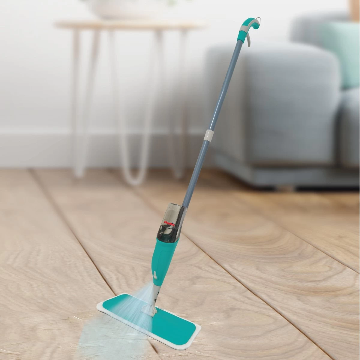 Cleanrite Spraymop Vloerwisser - 360 Graden - Inclusief Microvezeldoek 6 Cleanrite Spraymop Vloerwisser - 360 Graden - Inclusief Microvezeldoek - Afbeelding 4