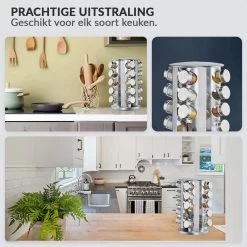 SensaHome 360 Graden Roteerbare Kruidencarrousel - Kruidenrek/Kruidenmolen - 20 Kruidenpotjes - 5 Laags - Draaibaar - 20 Specerijen Potjes - Specerijenmolen 23 SensaHome 360 Graden Roteerbare Kruidencarrousel - Kruidenrek/Kruidenmolen - 20 Kruidenpotjes - 5 Laags - Draaibaar - 20 Specerijen Potjes - Specerijenmolen -Schoonmaakmiddelen 1200x1200 1650