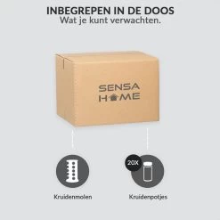 SensaHome 360 Graden Roteerbare Kruidencarrousel - Kruidenrek/Kruidenmolen - 20 Kruidenpotjes - 5 Laags - Draaibaar - 20 Specerijen Potjes - Specerijenmolen 25 SensaHome 360 Graden Roteerbare Kruidencarrousel - Kruidenrek/Kruidenmolen - 20 Kruidenpotjes - 5 Laags - Draaibaar - 20 Specerijen Potjes - Specerijenmolen -Schoonmaakmiddelen 1200x1200 1652