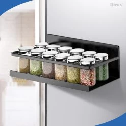 Dieux® - Magnetisch Kruidenrek - Ophangbaar Opbergrek - Keukenrek - Complete Set - Aanrecht Organiser - Badkamerrek - Wandrek - Staal - Zwart - Pasen 12 Dieux® - Magnetisch Kruidenrek - Ophangbaar Opbergrek - Keukenrek - Complete Set - Aanrecht Organiser - Badkamerrek - Wandrek - Staal - Zwart - Pasen -Schoonmaakmiddelen 1200x1200 1667