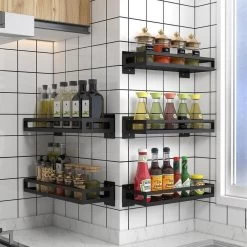 Merkloos Kruidenrek / Opbergrek - RVS - Perforatievrij Aan De Muur Gemonteerd - 50x13x6 Cm - Zwart 10 Merkloos Kruidenrek / Opbergrek - RVS - Perforatievrij Aan De Muur Gemonteerd - 50x13x6 Cm - Zwart -Schoonmaakmiddelen 1200x1200 1683