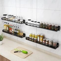 Merkloos Kruidenrek / Opbergrek - RVS - Perforatievrij Aan De Muur Gemonteerd - 50x13x6 Cm - Zwart 11 Merkloos Kruidenrek / Opbergrek - RVS - Perforatievrij Aan De Muur Gemonteerd - 50x13x6 Cm - Zwart -Schoonmaakmiddelen 1200x1200 1684