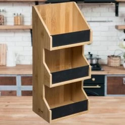 Merkloos Decopatent® 3 Laags Keuken Opbergrek - Staand Rek 3 Etages - Keukenrek - Bamboe Hout - Etagere Rek - Kruidenrek - Keuken Organizer 7 Merkloos Decopatent® 3 Laags Keuken Opbergrek - Staand Rek 3 Etages - Keukenrek - Bamboe Hout - Etagere Rek - Kruidenrek - Keuken Organizer -Schoonmaakmiddelen 1200x1200 1691