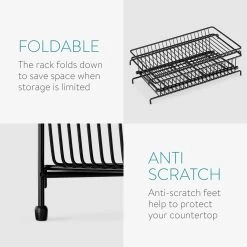 Navaris Stalen Kruidenrekje 2 Etages - Kruidenrek Staand - Rek Voor Kruidenpotjes En Glaasjes - Multifunctionele Organizer Voor Keuken En Badkamer -Schoonmaakmiddelen 1200x1200 1733