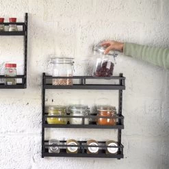 Soome Viljo - Kruidenrek Ophangbaar - Keukenrek - Wandrek - Keuken Organizer - 5 Laags - Verstelbaar - Staal - Zwart - H85xB42.5cm 15 Soome Viljo - Kruidenrek Ophangbaar - Keukenrek - Wandrek - Keuken Organizer - 5 Laags - Verstelbaar - Staal - Zwart - H85xB42.5cm -Schoonmaakmiddelen 1200x1200 1768