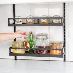 Soome Viljo - Kruidenrek Ophangbaar - Keukenrek - Wandrek - Keuken Organizer - 5 Laags - Verstelbaar - Staal - Zwart - H85xB42.5cm 20 Soome Viljo - Kruidenrek Ophangbaar - Keukenrek - Wandrek - Keuken Organizer - 5 Laags - Verstelbaar - Staal - Zwart - H85xB42.5cm -Schoonmaakmiddelen 1200x1200 1769